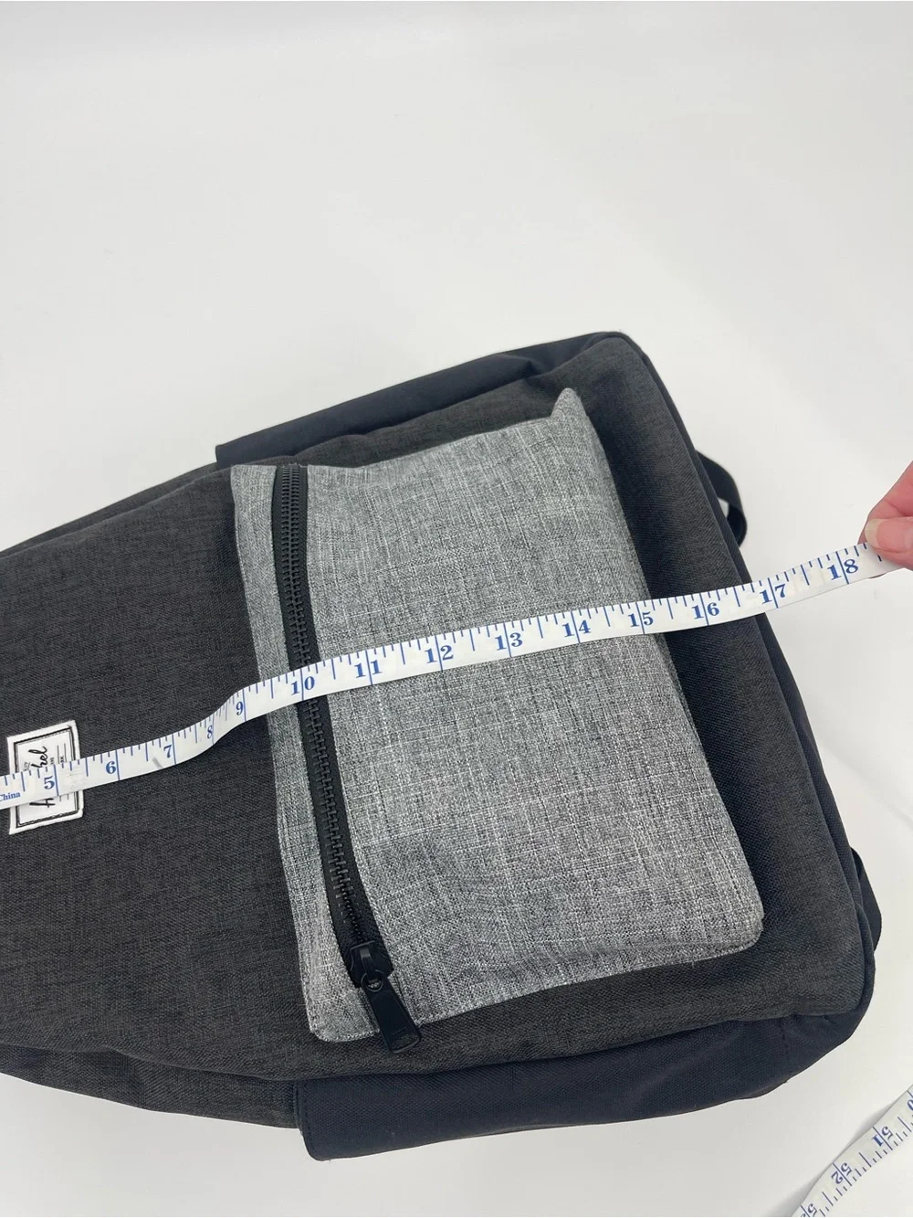 Herschel Nova Mid-Volume Two-Tone Charcoal Grey Backpack Trendy Classic Quality